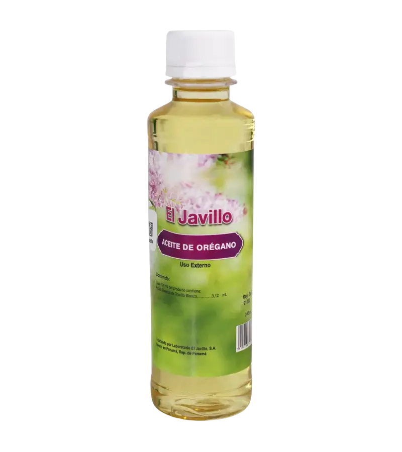 Oregano Oil El Javillo 240ml – Anti-Inflammatory Massage Oil for Muscle Pain Relief