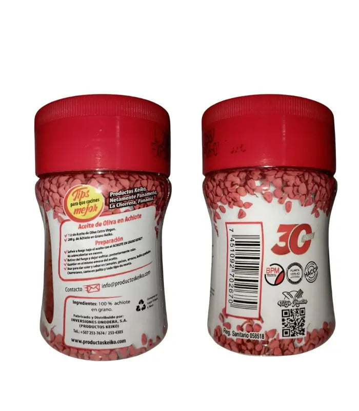 Authentic Achiote en Grano Annatto by Keiko - 80g Flavor & Color Boost