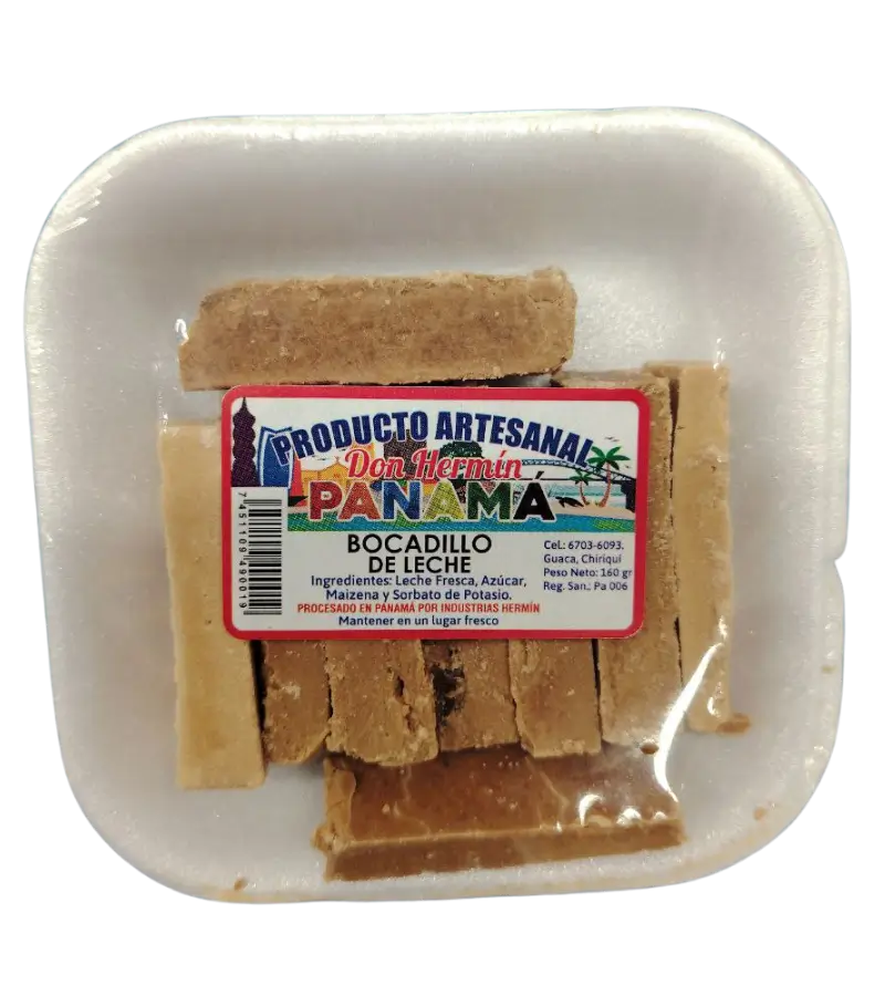 Don Hermin Milk Fudge 160g – Traditional Panamanian Bocadillo de Leche