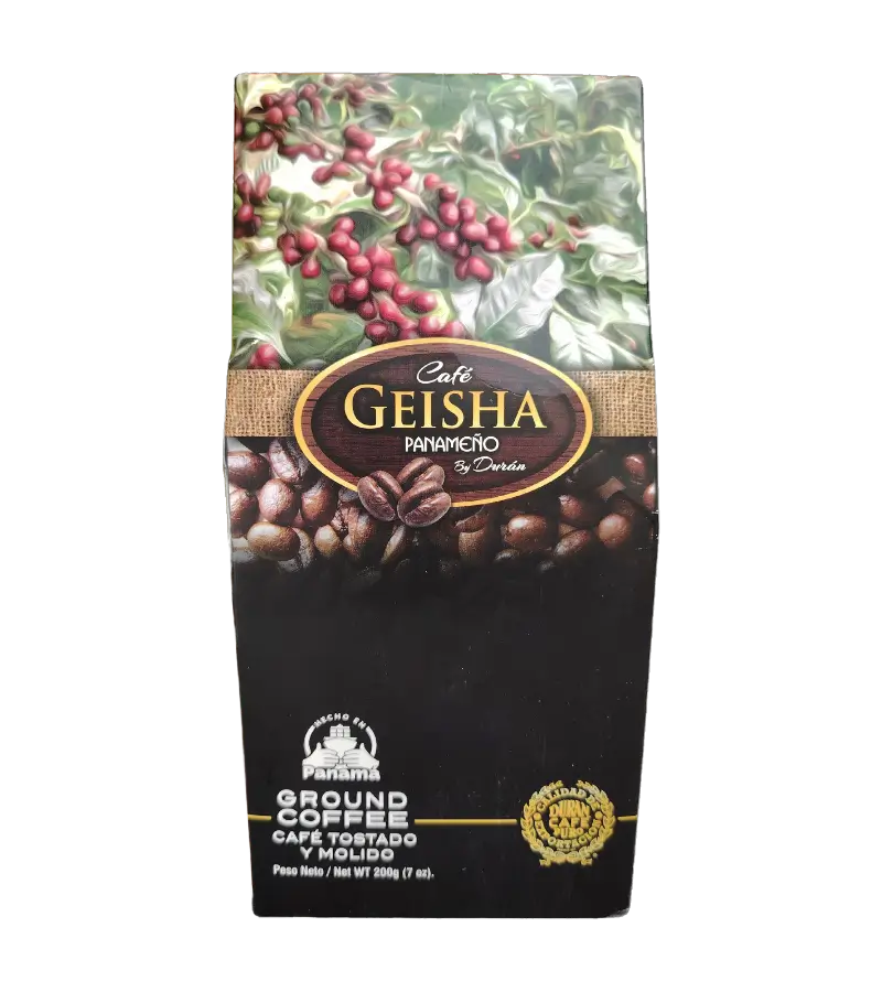 Panama Geisha Ground Coffee by Durán 200g – Award-Winning Panamanian Specialty Coffee