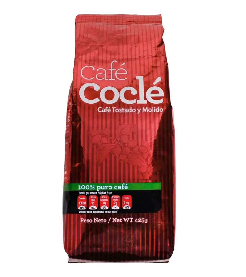 Café Coclé Ground Coffee 425g | 100% Pure Panamanian Roast