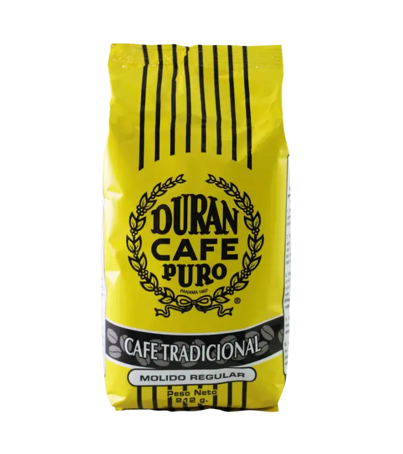 Café Durán Ground Coffee Regular Grind 212g | Traditional Panamanian Roast