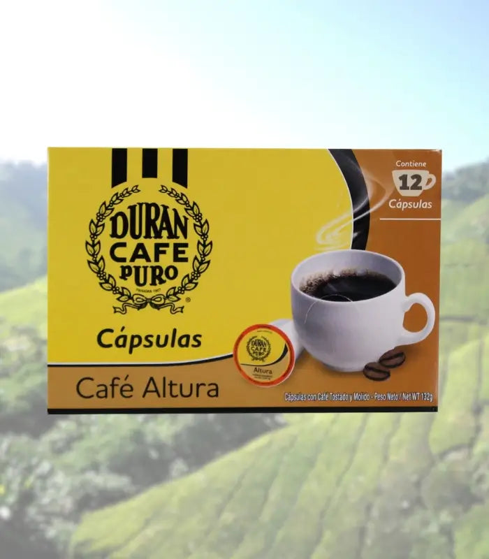 Roasted and Ground Coffee Capsule Duran Coffee High Pack of 12 pcs 132g