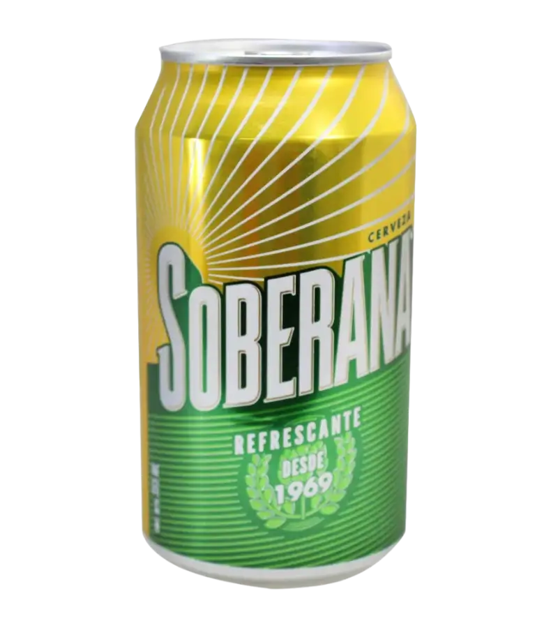 Soberana Beer 12oz Can – Refreshing Panamanian Lager