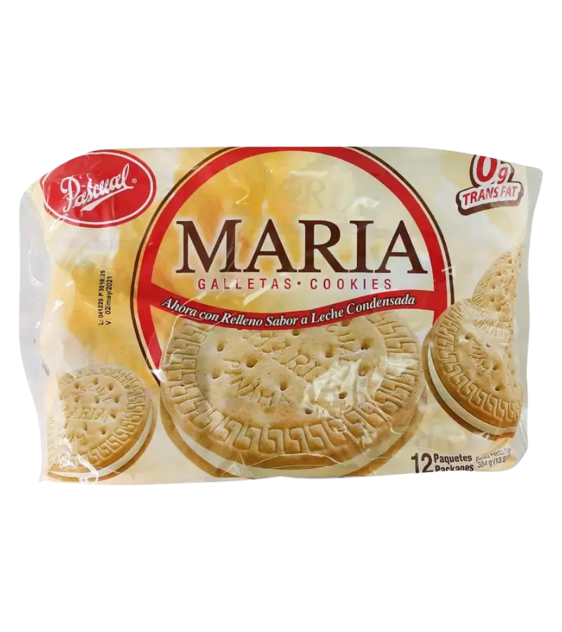 Pascual María Cookies Filled with Condensed Milk – Sweet & Classic Treat