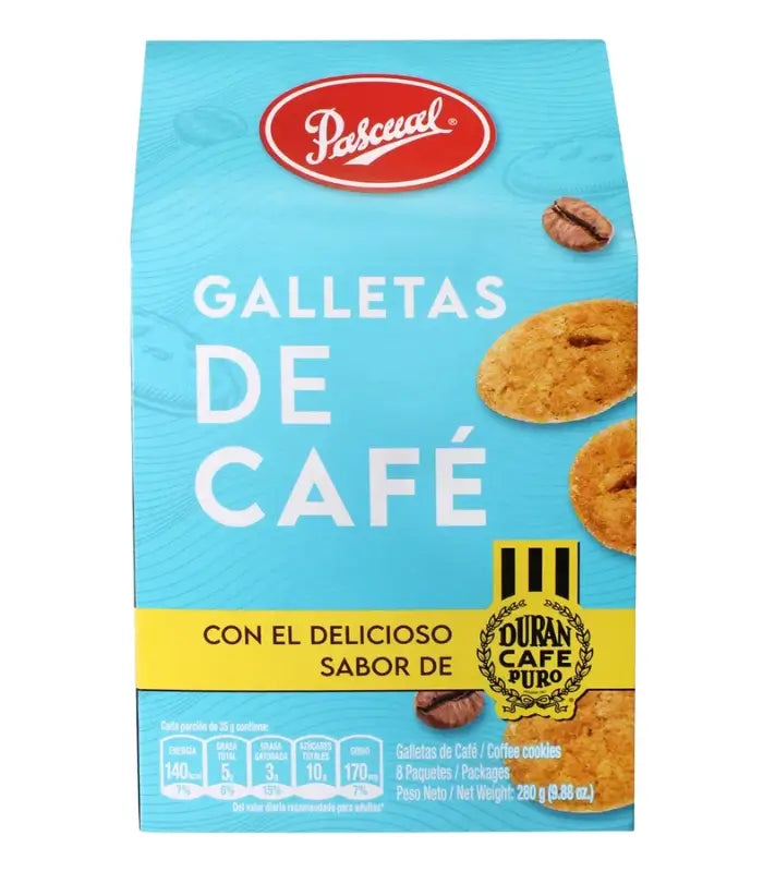 Irresistible Café Durán Cookies - 8 Packs by Pascual