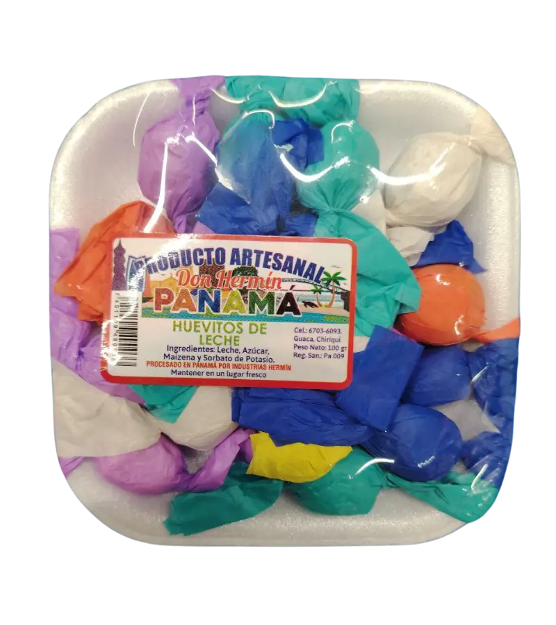 Don Hermin Milk Candies 100g – Traditional Panamanian Huevitos de Leche
