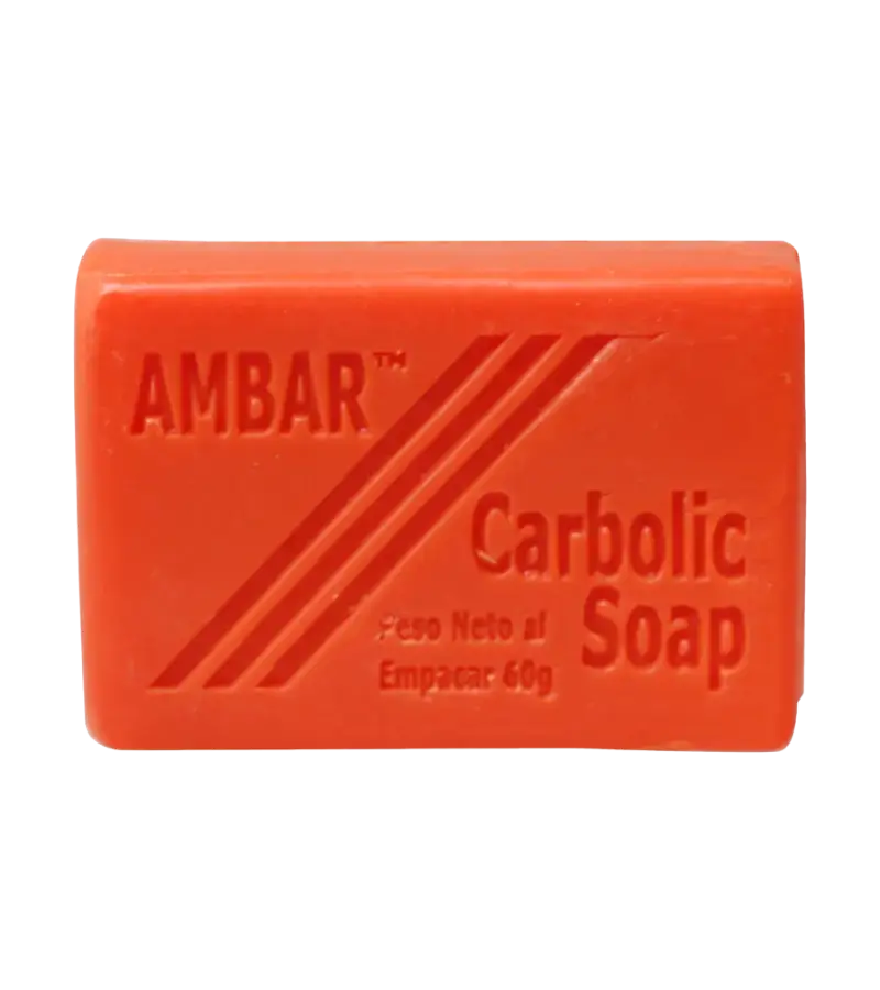 Ámbar Carbolic Soap 60g – Antiseptic & Multipurpose Disinfectant Bar