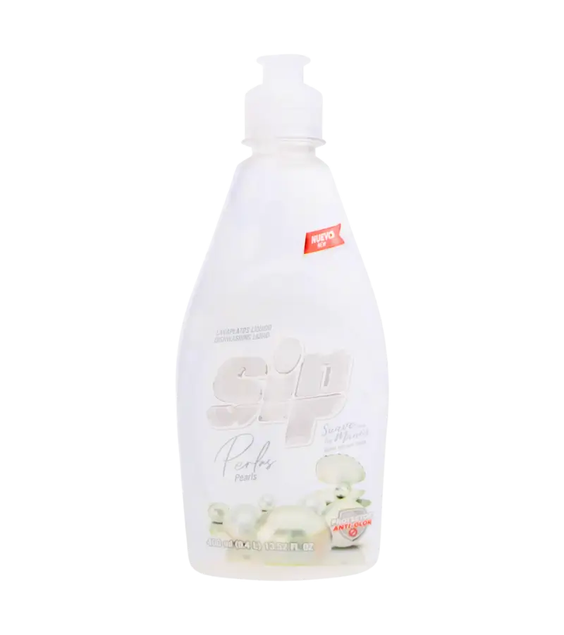Sip Perla White Dishwashing Liquid in a 400ml Bottle