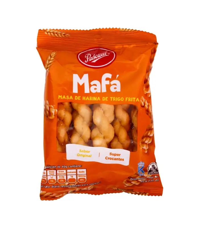 Mafá Panameño Pascual (40g) - a crispy, golden brown traditional Chinese snack