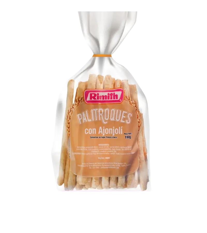 Rimith Sesame Breadsticks 190g – Toasted Sesame Panamanian Snack