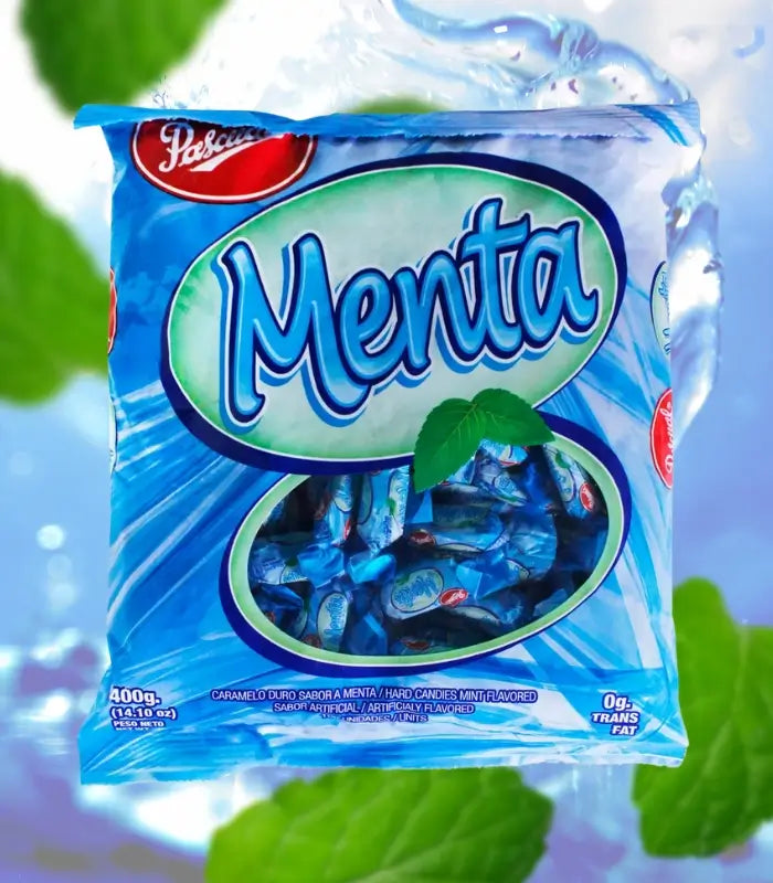 Pastillas Menta Pascual Refrescante Menta 400g Sabor Fresco y Fresco en Cada Bocado
