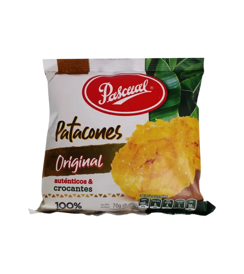 Green Plantain Chips Pascual Patacones Original 70g Authentic and Crispy