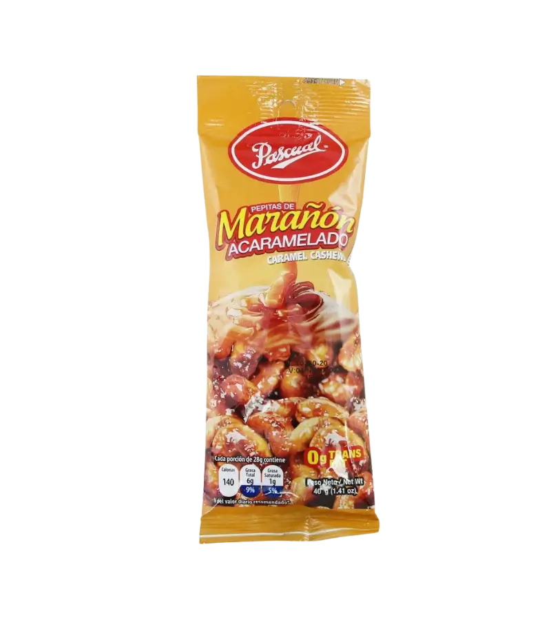 Caramelized Cashew Nuts Pascual 40g – Sweet & Crunchy Snack