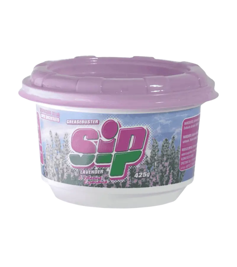 SIP Lavender Dishwashing Cream 425g – Powerful Grease Removal with a Floral Touch
