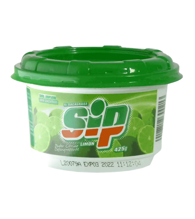 SIP Lemon Dishwashing Cream 425g – Powerful Degreaser with Fresh Citrus Scent