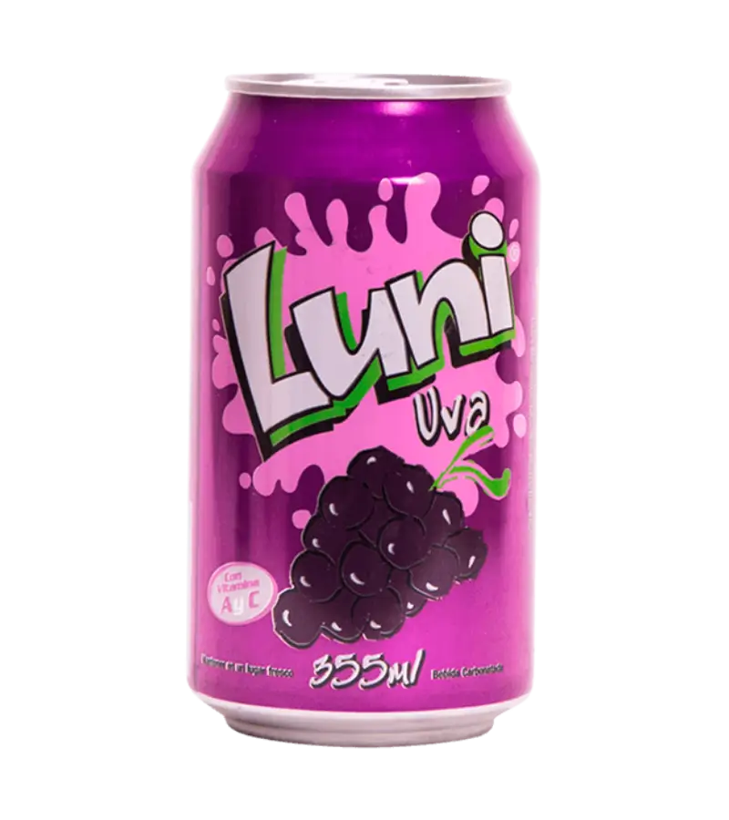 Soda Luni Uva Can 355ml | Bold Grape Flavor in Every Fizzy Sip