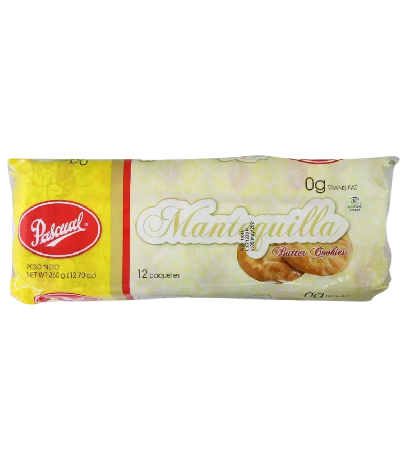 Butter Cookies 12 Pack Pascual - Traditional Panamanian (360g/12.70 oz)