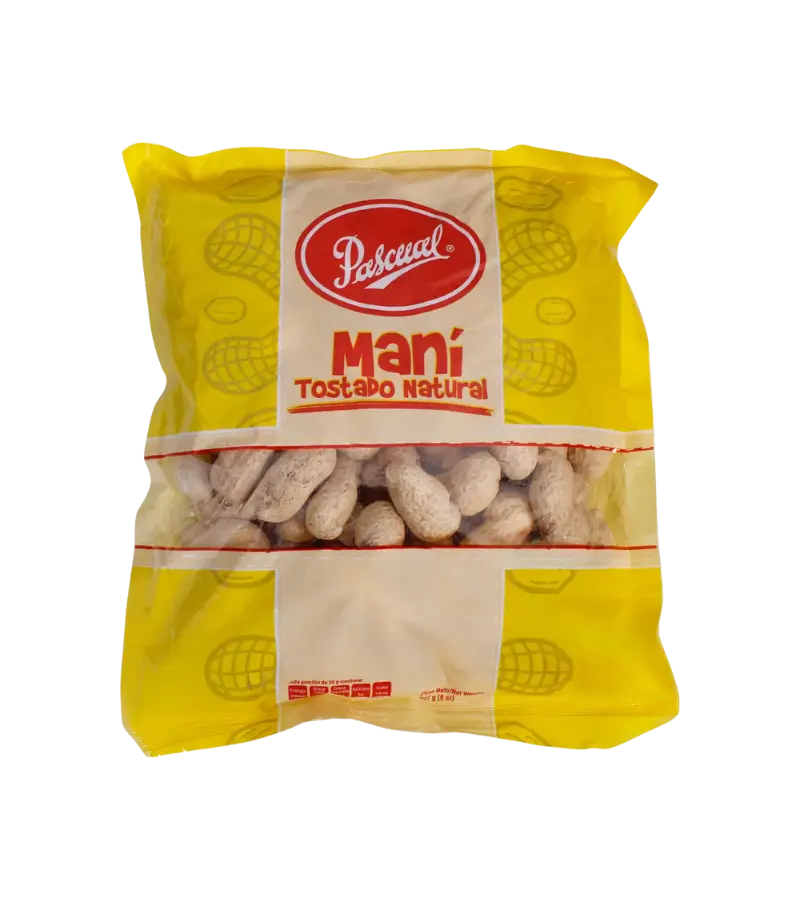Pascual Natural Roasted Peanuts with Shell 227g | Crunchy Snack with Authentic Flavor