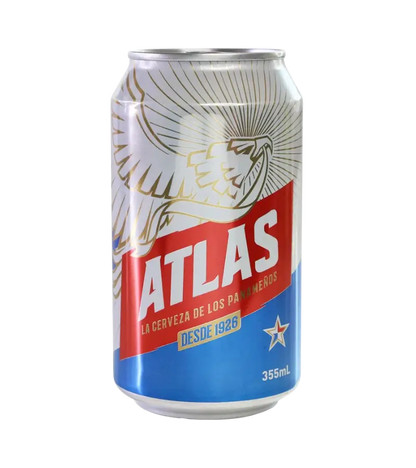 Atlas Beer 12oz Can – Lager from Panama