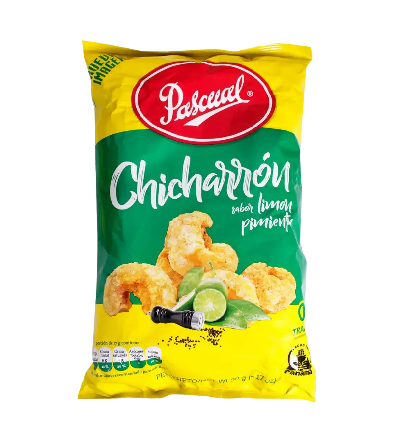 Chicharrón Pascual Crispy Pork Rinds – Natural, Spicy, and Lemon Pepper
