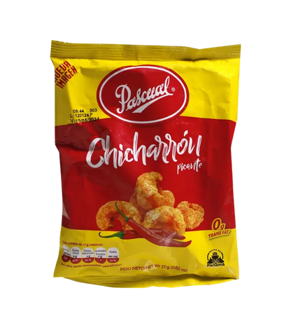 Chicharrón Pascual Crispy Pork Rinds – Natural, Spicy, and Lemon Pepper