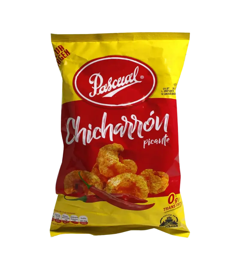 Chicharrón Pascual Crispy Pork Rinds – Natural, Spicy, and Lemon Pepper