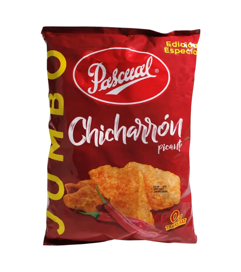 Chicharrón Pascual Crispy Pork Rinds – Natural, Spicy, and Lemon Pepper