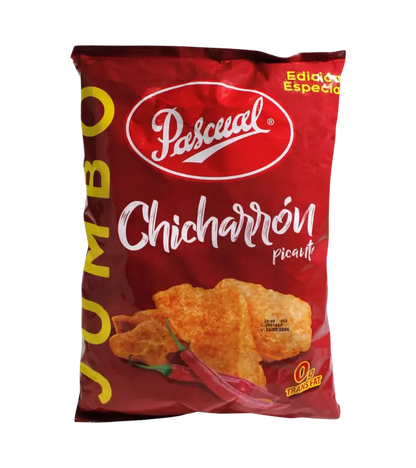 Chicharrón Pascual Crispy Pork Rinds – Natural, Spicy, and Lemon Pepper