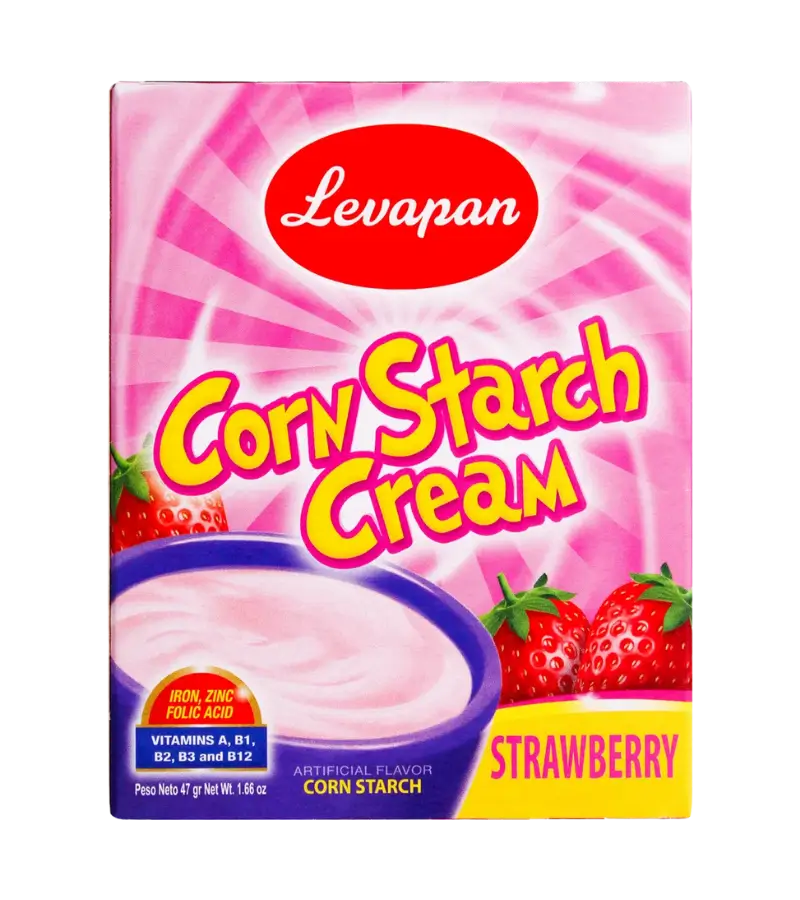 Levapan Corn Starch & Corn Starch Cream – 12 Variations (47g Flavors + Corn Starch 75g/380g/760g)