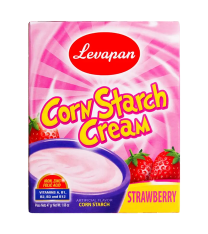 Levapan Corn Starch & Corn Starch Cream – 12 Variations (47g Flavors + Corn Starch 75g/380g/760g)