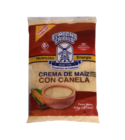 Corn Cream with Cinnamon El Molino Criollo 454g
