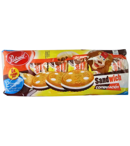 Pascual Combination Sandwich Cookies – 12 Pack (30g Each)