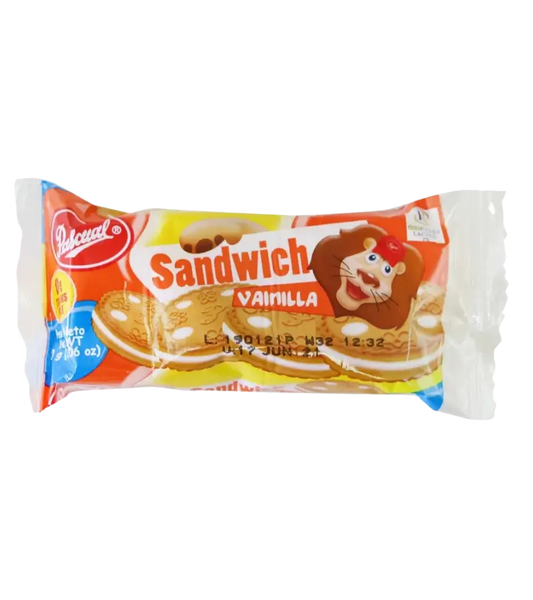 Pascual Sandwich Cookies Vanilla Single Pack | Classic Cream-Filled Delight