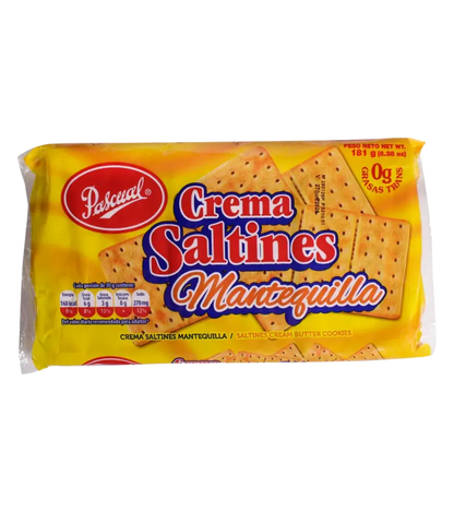 Pascual Crema Saltines Butter 181g — Panamanian Saltine Butter Crackers