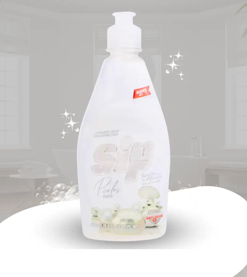 Sip Perla White Dishwashing Liquid in a 400ml Bottle
