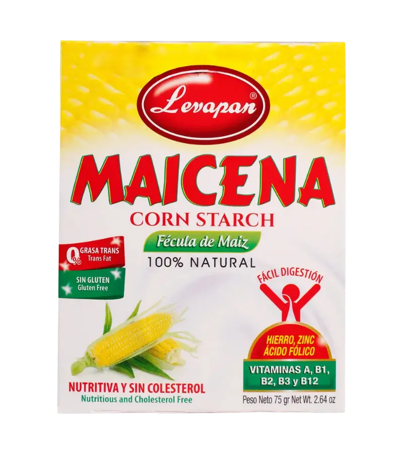 Levapan Corn Starch & Corn Starch Cream – 12 Variations (47g Flavors + Corn Starch 75g/380g/760g)