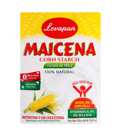 Levapan Corn Starch & Corn Starch Cream – 12 Variations (47g Flavors + Corn Starch 75g/380g/760g)