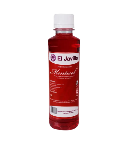 Menticol El Javillo 240ml – Refreshing Skin Relief Lotion for Insect Bites, Sunburn & Muscle Tension