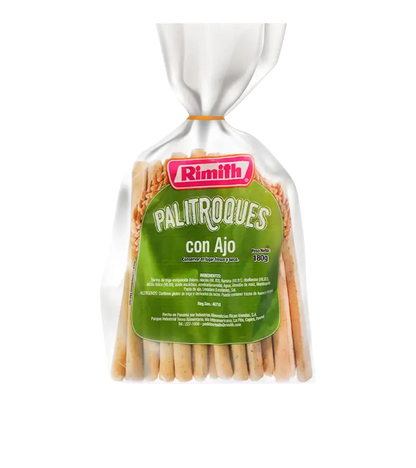 Rimith Garlic Breadsticks 180g – Panamanian Crunch for Dips and Pasta