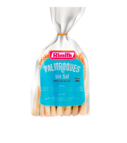 Rimith Unsalted Panamanian Breadsticks 200g – No Salt Added Crunchy Snack