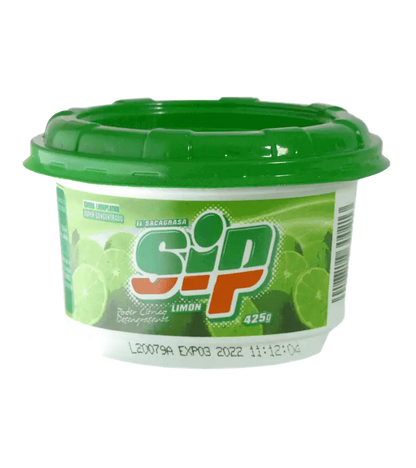 SIP Lemon Dishwashing Cream 425g – Powerful Degreaser with Fresh Citrus Scent