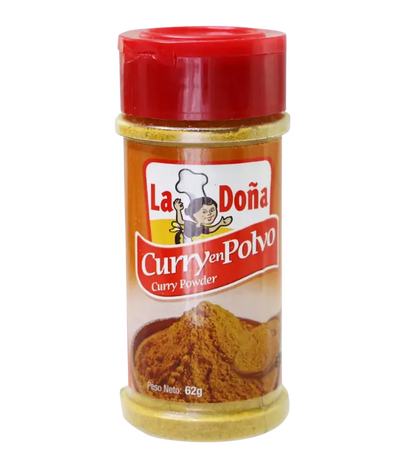 La Doña Curry Powder 62g Bottle – Latin Flavor in Every Sprinkle