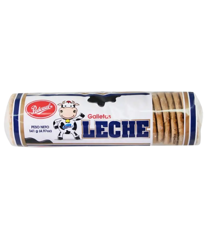 Pascual Milk Cookies - Traditional Panamanian Sweet Biscuits Tube 141g (4.97oz)