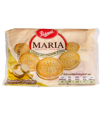 Maria Cookies — Lemon Cheesecake Filled Sandwich Cookies, 384 g (12-pack) | Pascual