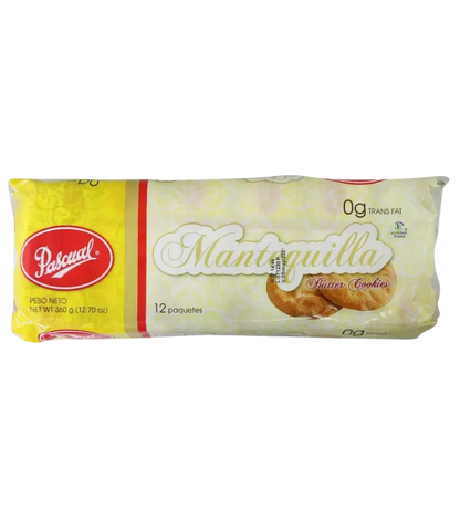 Butter Cookies 12 Pack Pascual - Traditional Panamanian (360g/12.70 oz)