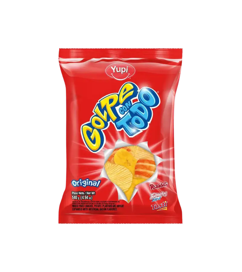 Yupi Golpe con Todo Snack Mix – Original & Ranchero Flavors in Multiple Sizes