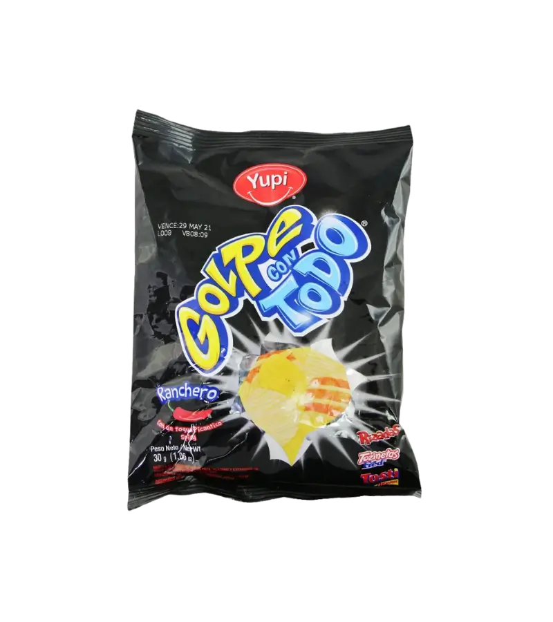 Yupi Golpe con Todo Snack Mix – Original & Ranchero Flavors in Multiple Sizes