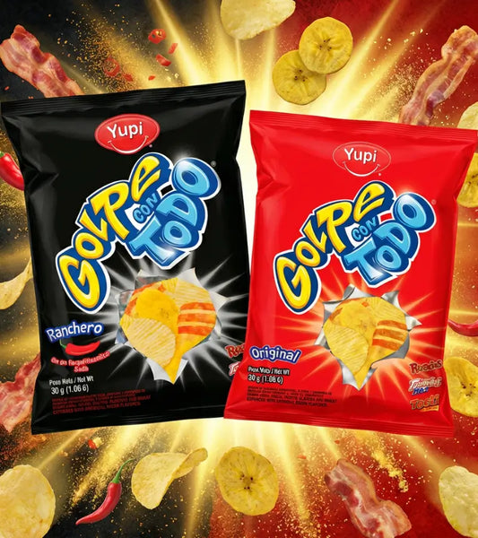 Yupi Golpe con Todo Snack Mix – Original & Ranchero Flavors in Multiple Sizes