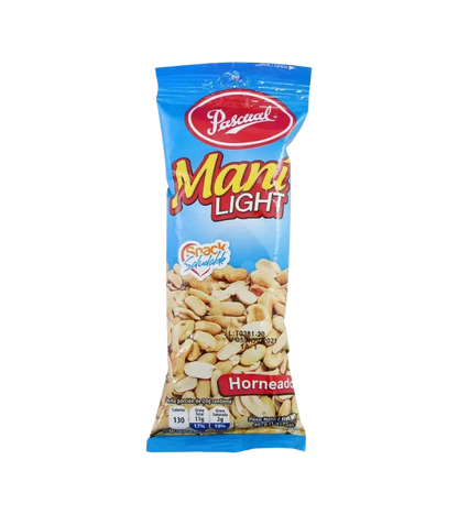Pascual Light Baked Peanuts 40g | Oven-Roasted Crunch with Less Fat
